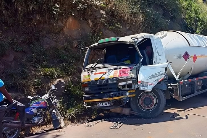 The aftermath of the oil tanker accident in Mai Mahiu