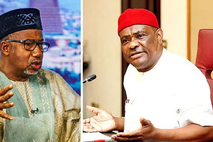 Governor Bala Mohammed and the FCT Minister, Nyesom Wike.