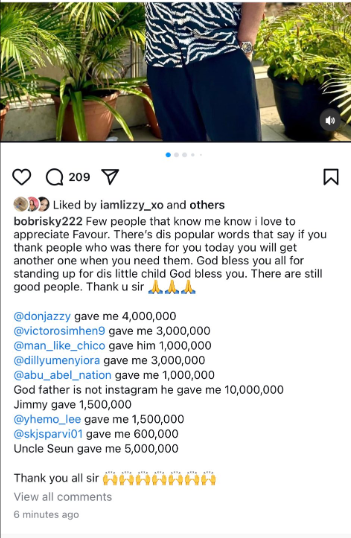 Bobrisky's post [Instagram/Bobrisky222]