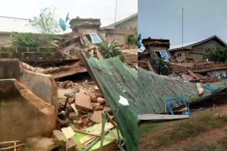 UNIBEN students trapped in Benin building collapse