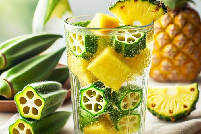 pineapple-and-okra-water
