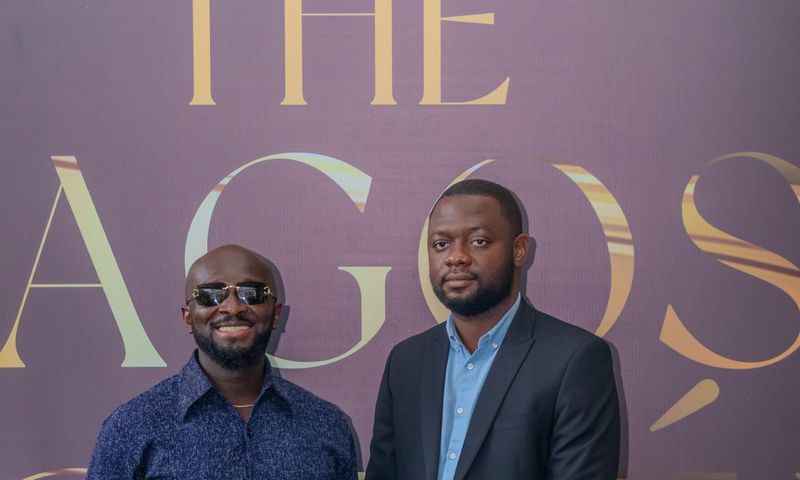 L-R: Kojo Soboh; Founder, EMY Africa, Oluwatobi Abimbola ; Head of Marketing Mercedes-Benz Nigeria/Weststar Associates Limited