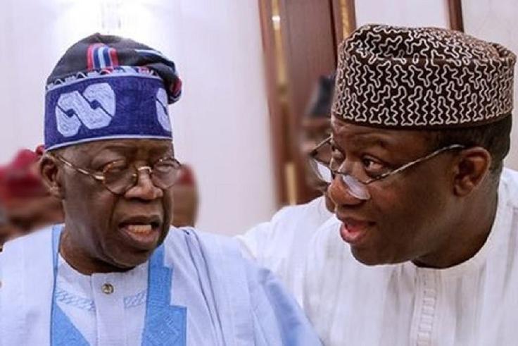Bola Tinubu and Kayode Fayemi. (Daily Post)