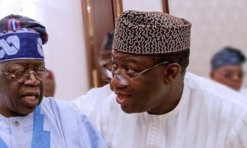 Bola Tinubu and Kayode Fayemi. (Daily Post)