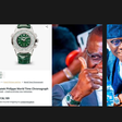 Sanwo-Olu's watch collection