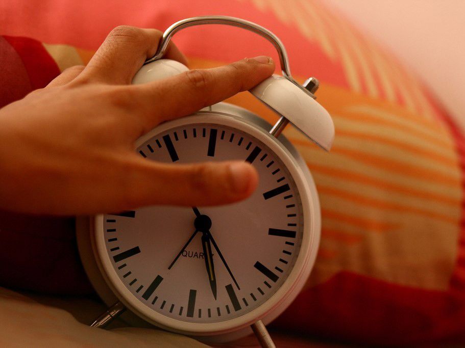 Wake up painfully early