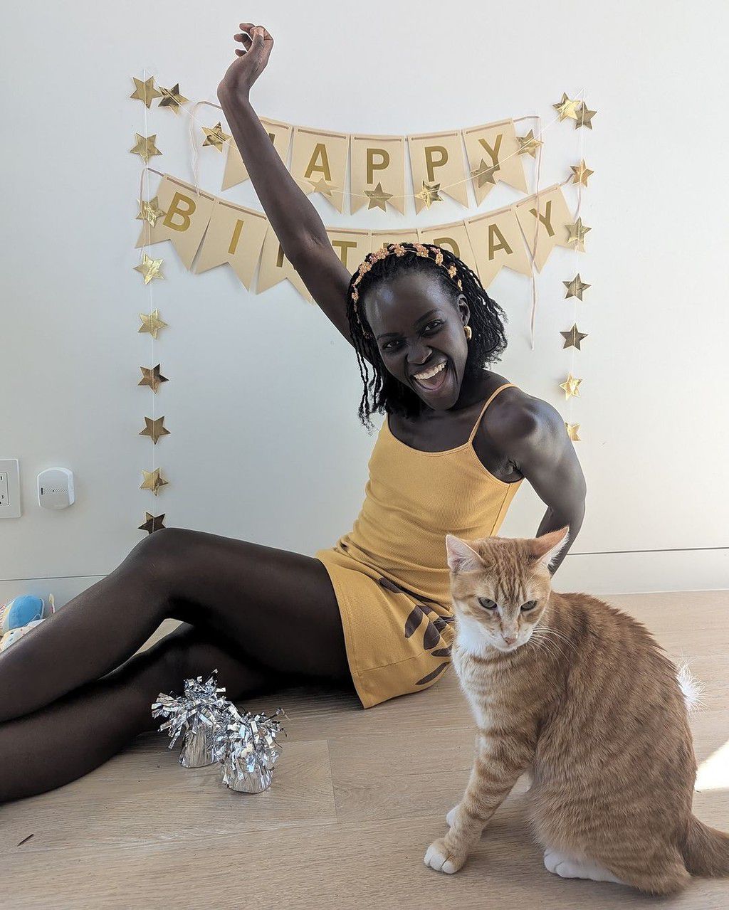 Lupita Nyong'o celebrates her cat Yoyo's 3rd birthday