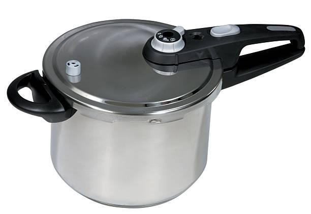 A photo of a pressure cooker