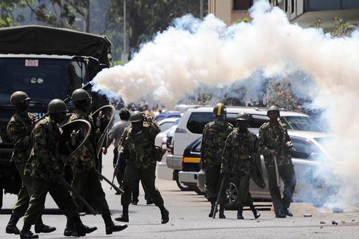 How do you protect yourself after tear gas exposure? [X.com]