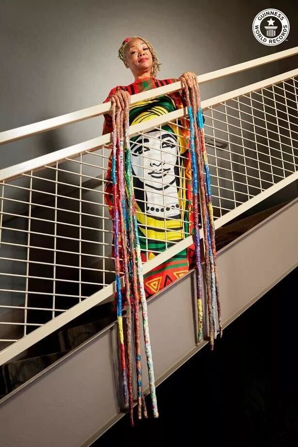 USA, Diana Armstrong has set a record for the longest fingernails on a pair of hands