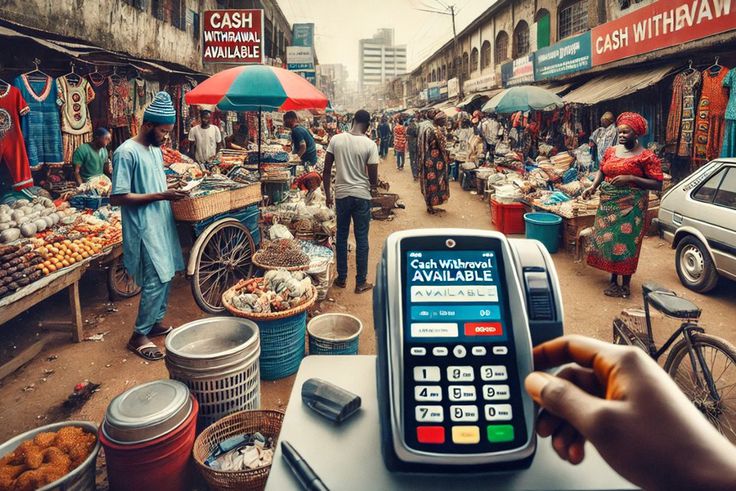 The presence of POS operators in every corner in cities like Lagos eases cash-in and cash-out services.