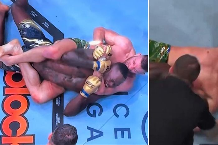 Dricus du Plessis tries to break Israel Adesanya's neck - South African submits Nigerian to win UFC 305