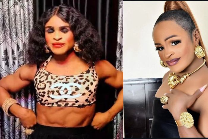 Cross-dresser 'Abuja Area-Mama'. [X, formerly Twitter]