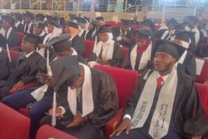 Cross Section of Graduating students of the Sudan International University and Hayatt University College in Sokoto on Saturday [NAN]