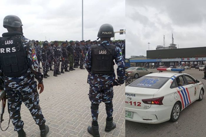 Lagos floods streets with RRS, Task Force in show of force on eve of protest