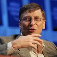 Bill Gates, Chairman of Microsoft Corporation reacts during a panel session. [Getty Images]