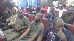 The defendants were arrested during the #Endbadgovernance protest. [Daily Trust]