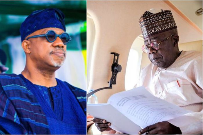 L-R: Governor Dapo Abiodun of Ogun State and President Bola Tinubu.