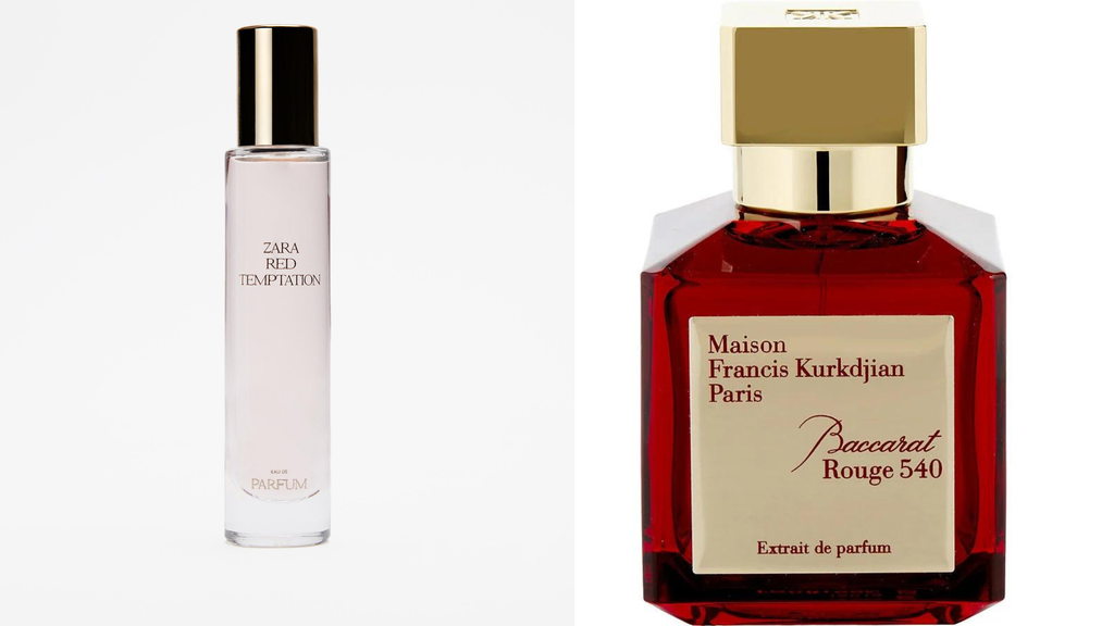Zara Red Temptation vs. Baccarat Rouge 540