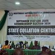 INEC suspends collation in Edo election, awaits results from 2 LGAs [Channels TV/Dare Idowu.]