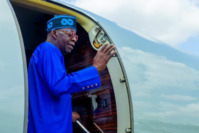 President Bola Tinubu leaves Nigeria for France on Monday, August 19, 2024. [Punch]