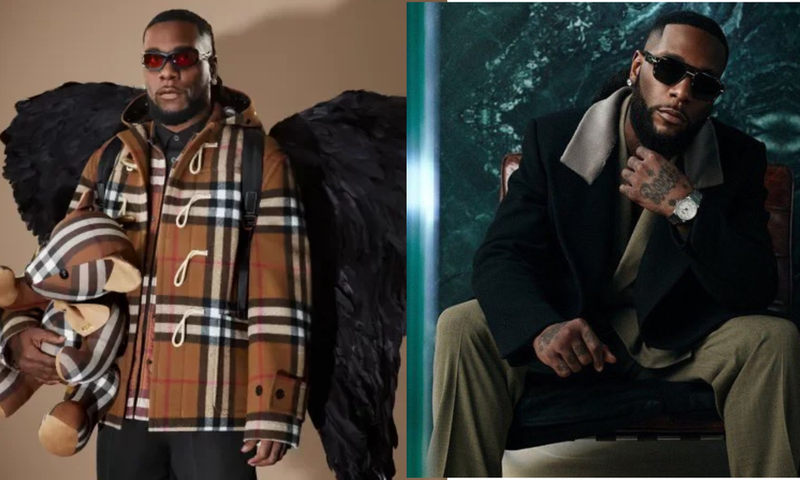 Burna Boy's top 5 fashion collaborations [Instagram]