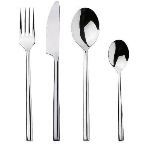 Stainless Steel Dinner Set Silver