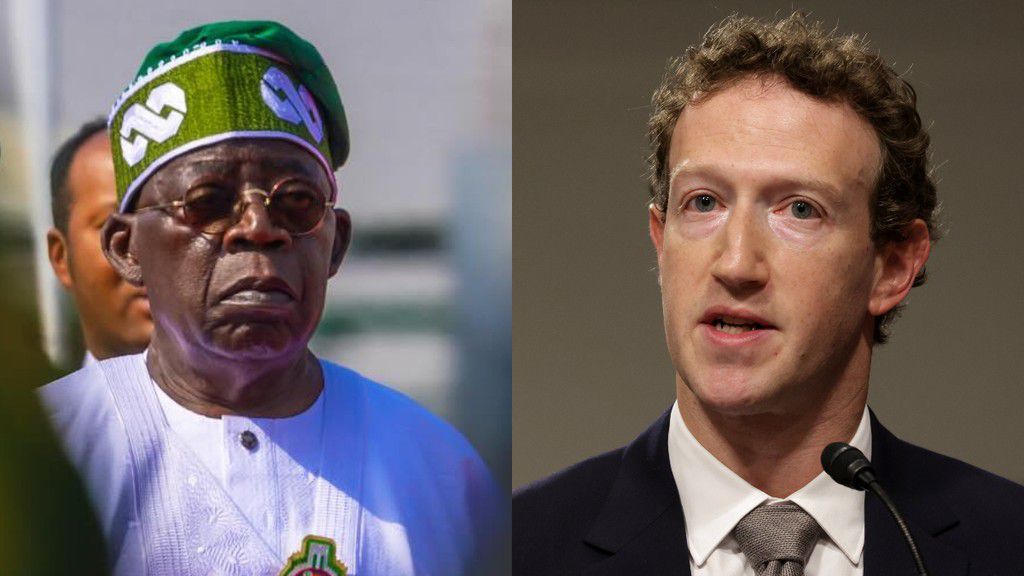 President Bola Tinubu of Nigeria and CEO of META, Mark Zuckerberg - Regulators in Nigeria have been urged to develop the necessary skills and resources to hold social media platforms accountable, moving beyond a sole focus on fines. [Facebook/Getty Ima...