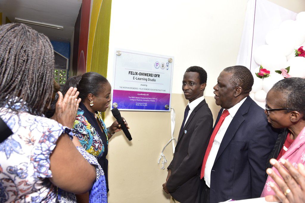 NB-Felix Ohiwerei Education Trust Fund donates ₦40m e-learning studio to College of Medicine, University of Ibadan.