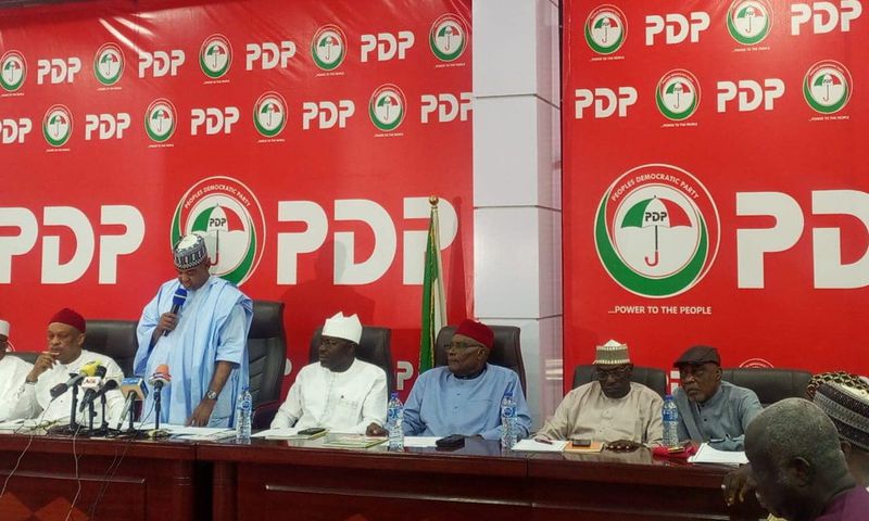 Since the 2023 elections, the PDP has grappled with internal strife, exacerbated by criticisms of Acting National Chairman Umar Damagum. [Facebook]