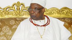 Oba Aromolaran ascended the throne in February 1982 and ruled for 42 years until his death.  [Getty Images]