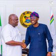 Former Lagos State Governor, Akinwunmi Ambode and Governor Babajide Sanwo-Olu.