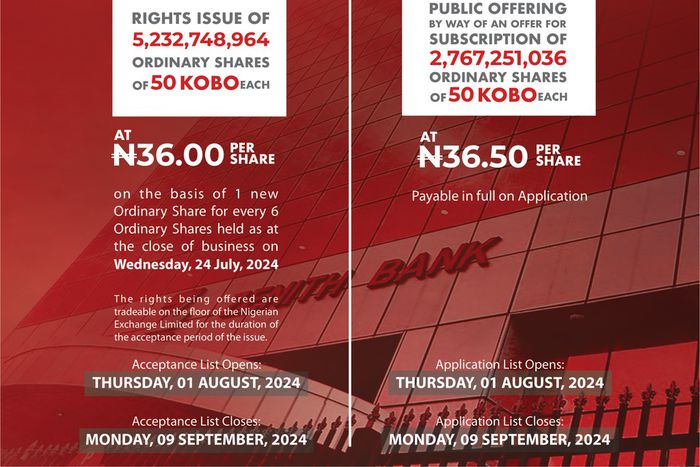 Unlocking immense value in Zenith bank's hybrid rights issue & public offer