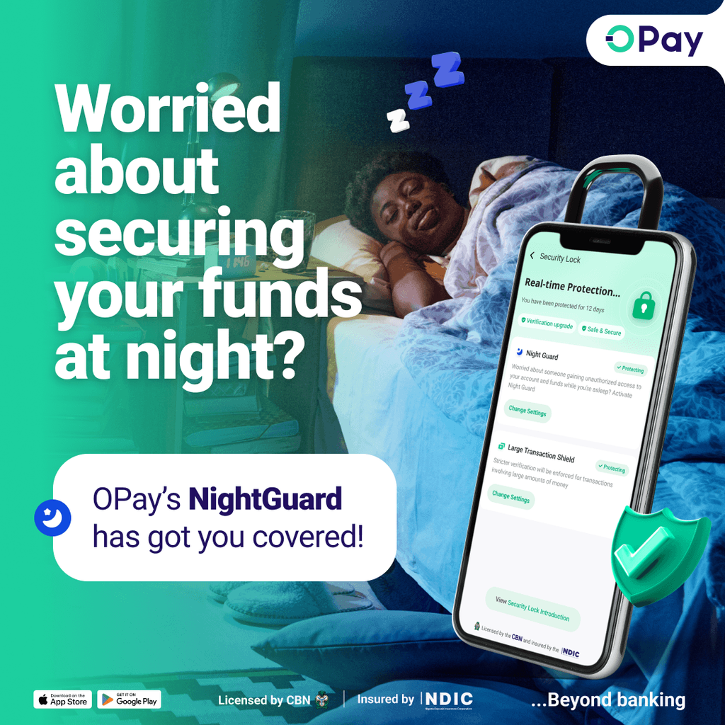 OPay strengthens security posture with innovative night guard feature