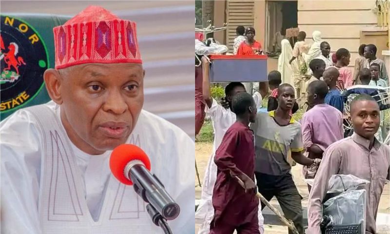 Governor Abba Kabir Yusuf of Kano State has declared a 24-hour curfew after protests turn violent.