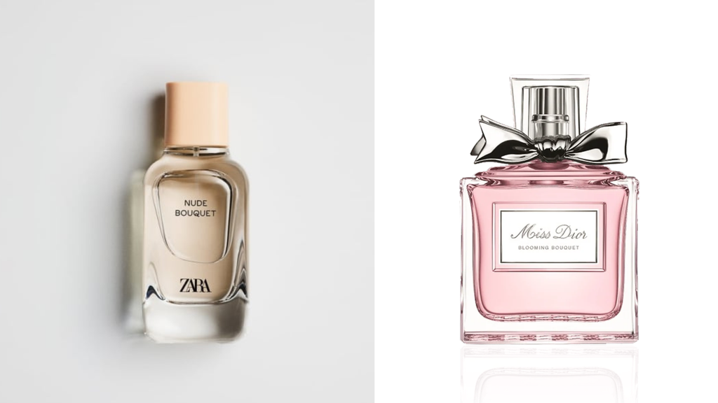 Zara Nude Bouquet vs. Miss Dior Blooming Bouquet