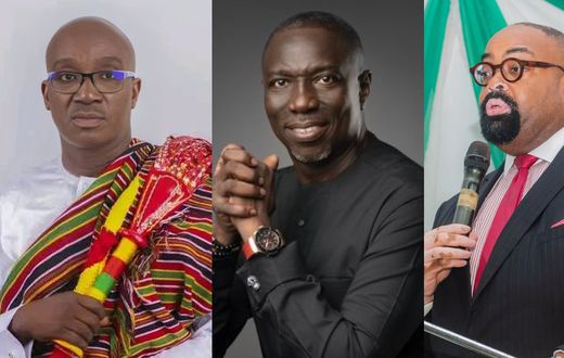 Monday Okpebholo, Asue Ighodalo and Olumide Akpata. [Facebook]