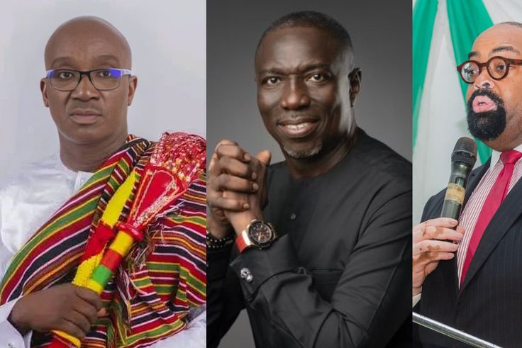 Monday Okpebholo, Asue Ighodalo and Olumide Akpata. [Facebook]