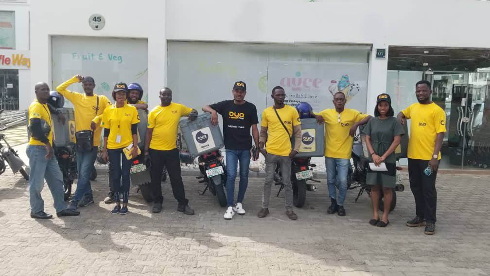 OyaNow Riders with Head of Operations Abuja: Godswill Ovat