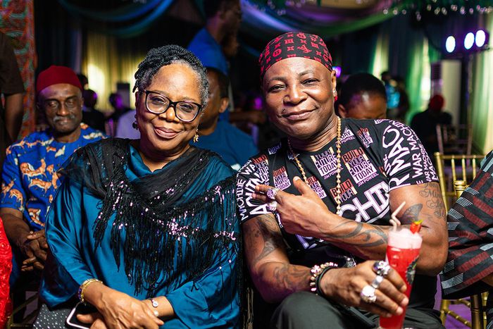 Late iconic singer, Onyeka Onwenu and Charly Boy Oputa [THISDAY Style]