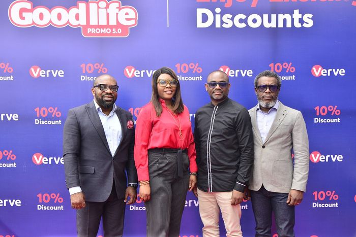 L-R: Chidi Oluoaha, Divisional Head, Growth Marketing, Marketing and Corporate Communications, Interswitch, Cherry Eromosele, Executive Vice President, Group Marketing and Corporate Communications, Interswitch Group, Vincent Ogbunude, Managing Director...