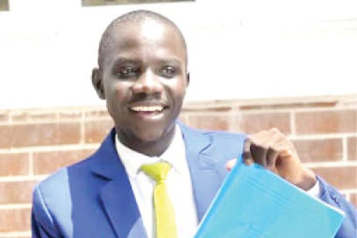 Amos Ishaku, a First Class graduate and internally displaced person (IDP) in Uhorgua camp, Edo [Daily Trust]