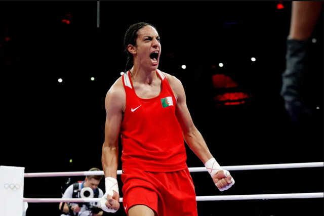 Algerian female boxer, Imane Khelif [aljazeera]
