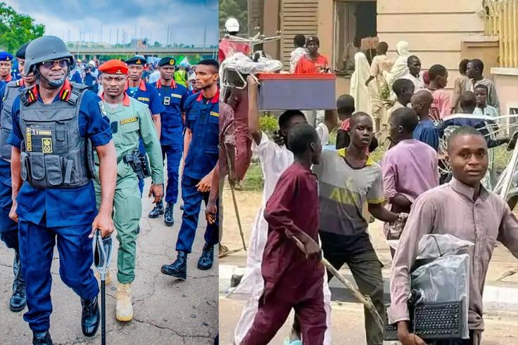 NSCDC arrests looters of NCC Industrial Park in Kano, recovers stolen items