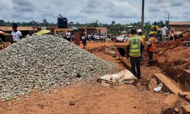 Road constructions begin in Assin North a day after EC announced by-election date