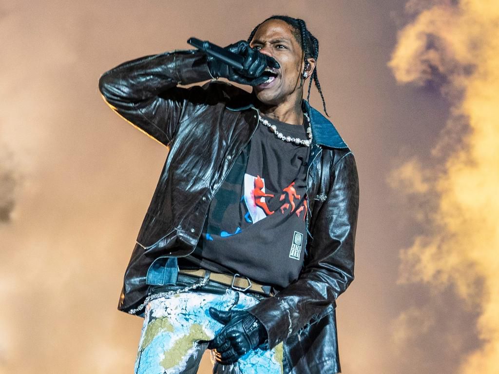 Travis Scott performs during 2021 Astroworld Festival at NRG Park on November 05, 2021 in Houston, Texas.