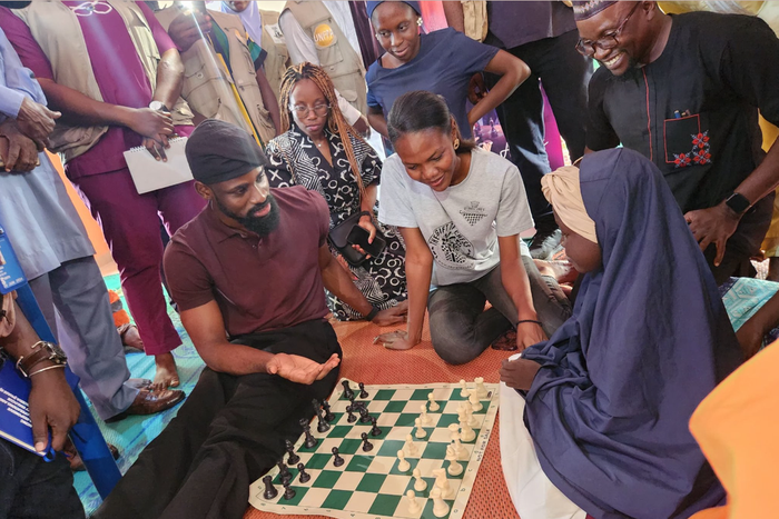 Guinness record holder, Onakoya takes chess crusade to Borno [X:@Tunde_OD]