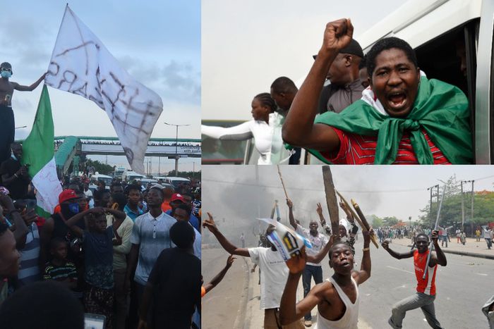 The EndSARS protest remain one of the most significant demonstration by the masses in modern-Nigeria. [Getty Images]
