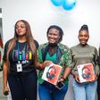 L-R: Country General Manager, Ruby Igwe; Data Science Graduates and Country Marketing Manager, Seun Babajide-Duroshola; at the ALX Data Science Graduation Ceremony held recently in Lagos