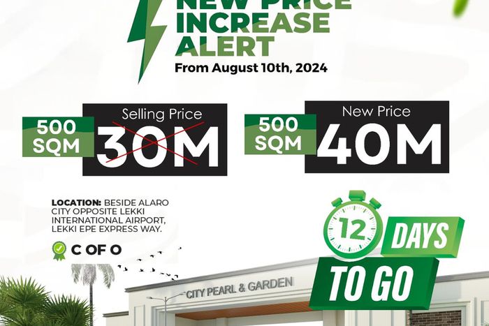 Invest in property at City Pearl & Garden today, opposite Lekki Int'l Airport Epe! - AY HOMES